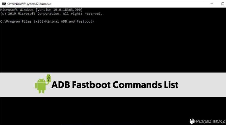 ADB Fastboot Commands List