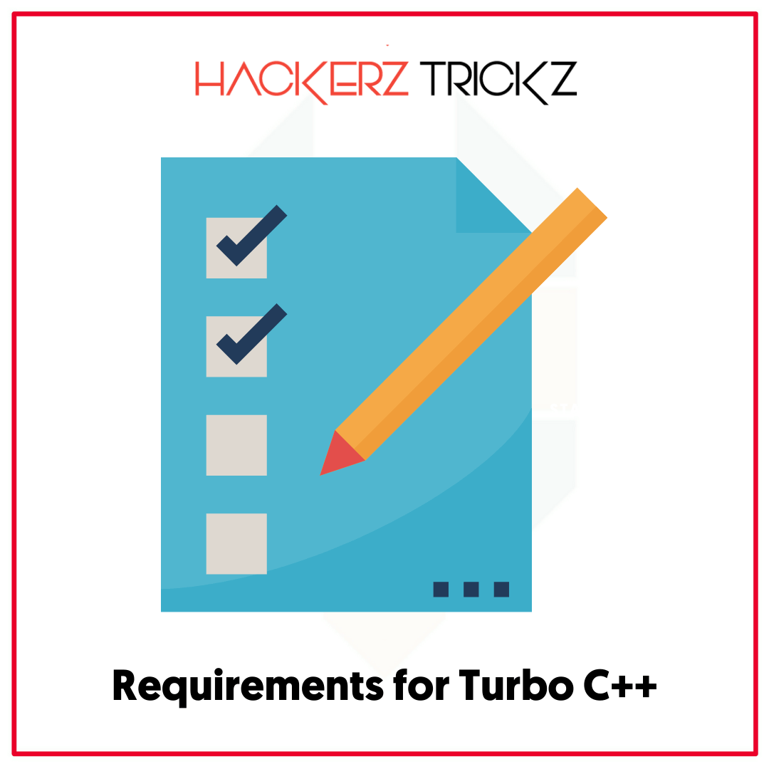 requirements for turbo c++