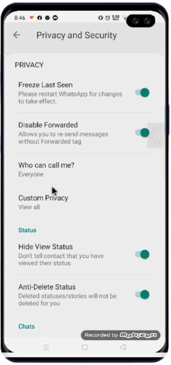 Features of Dowa WhatsApp