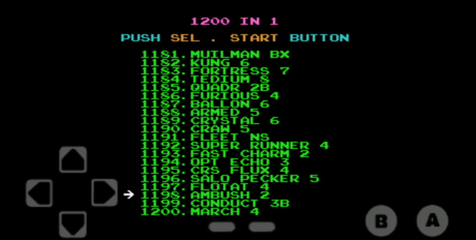 NES 1200 Games in 1