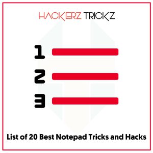 21+ Best Notepad Tricks, Hacks & Commands In 2024