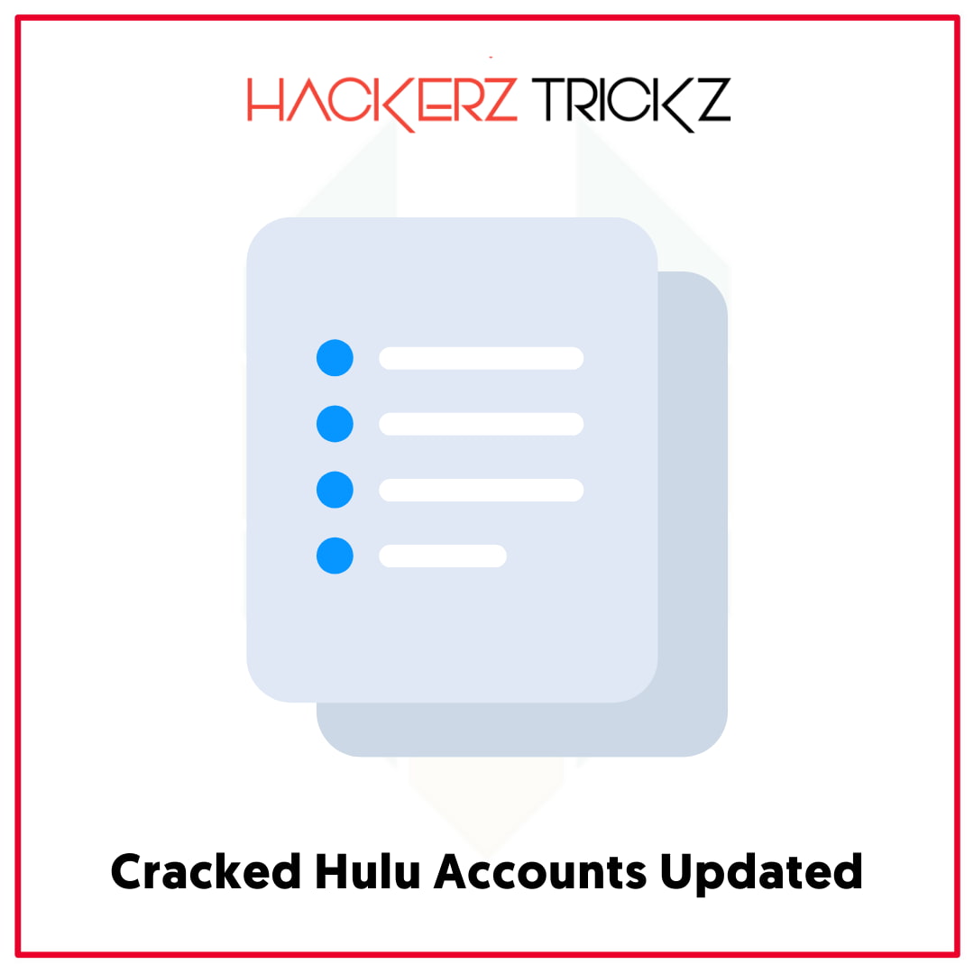 Cracked Hulu Accounts Updated