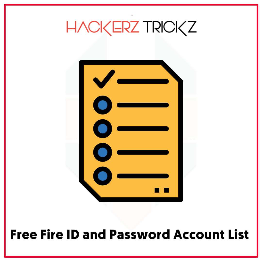 Free Fire ID and Password Account List