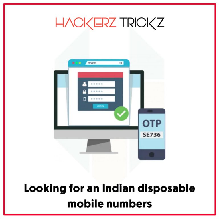 Indian Disposable Mobile Number to Bypass OTP (100 Working)