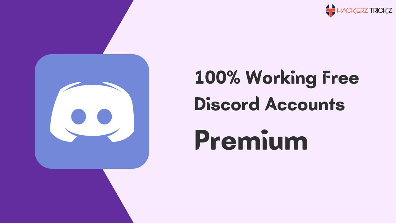 100% Working Free Discord Accounts Premium
