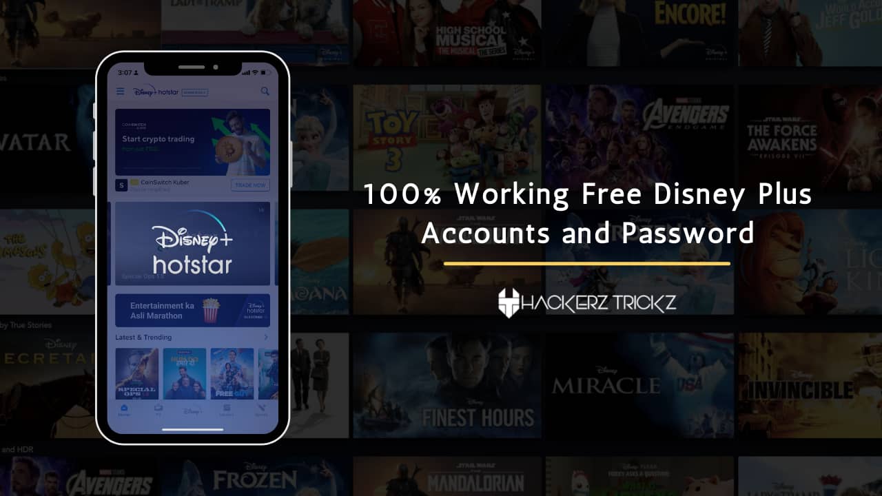 100% Working Free Disney Plus Accounts and Password