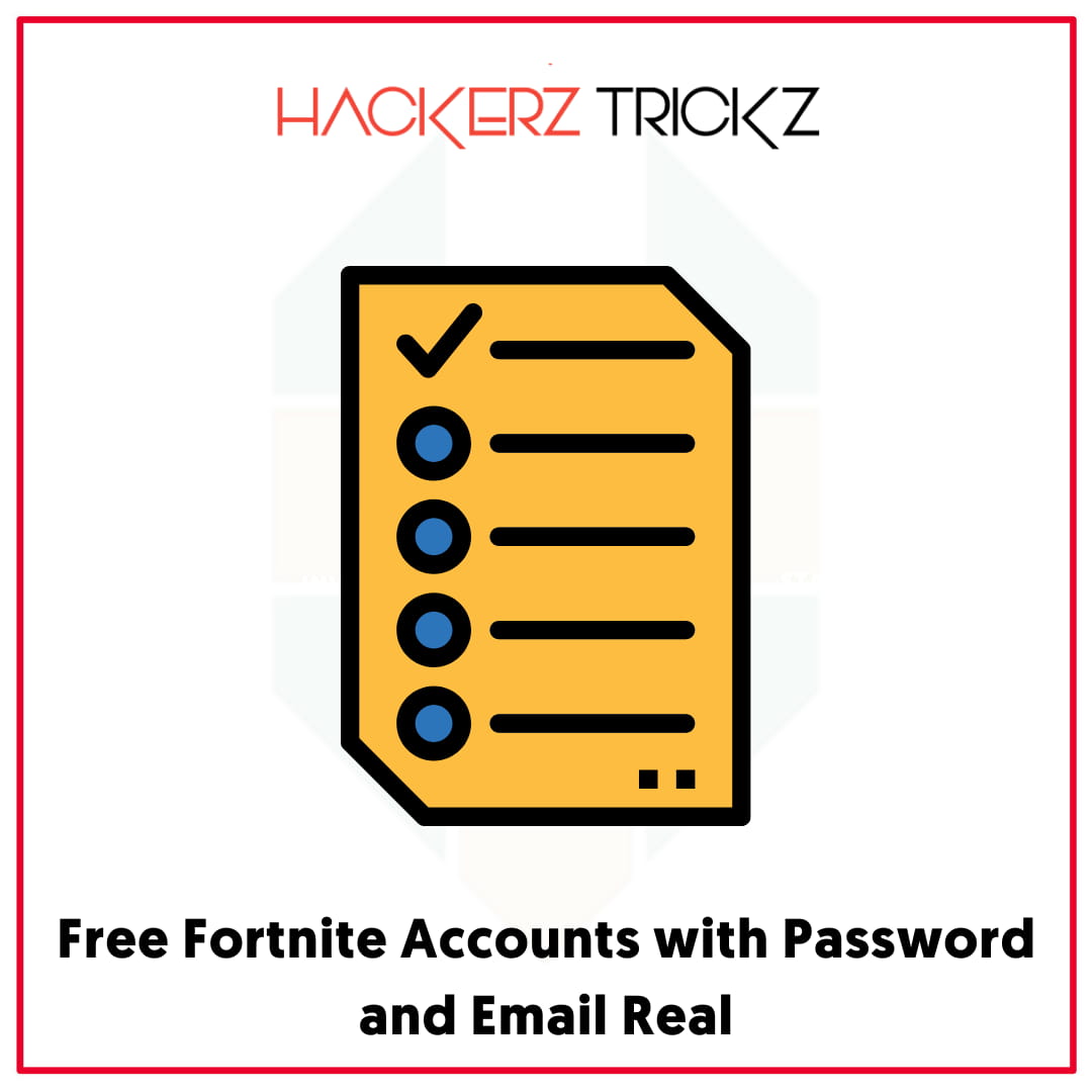 Free Fortnite Accounts with Password and Email Real