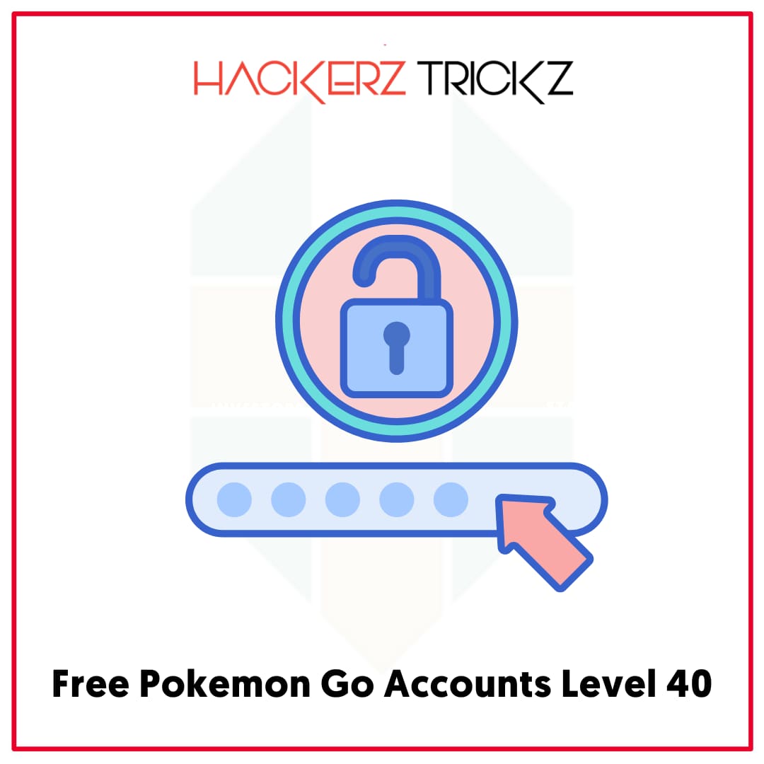 Free Pokemon Go Accounts Level 40