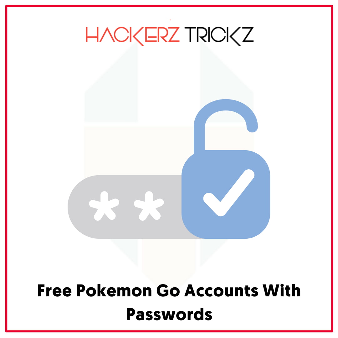 Free Pokemon Go Accounts With Passwords