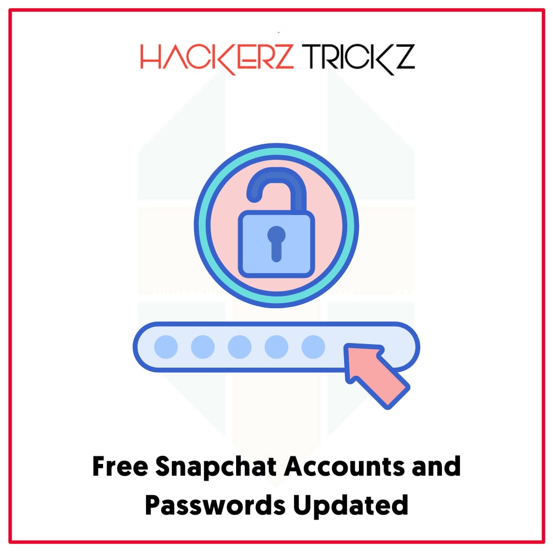 Free Snapchat Accounts and Passwords Updated