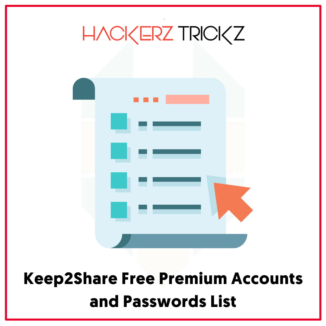 Keep2Share Free premium Accounts and Passwords List