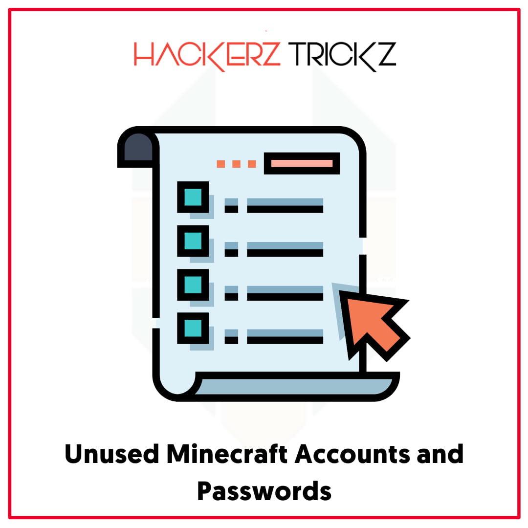 Unused Minecraft Accounts and Passwords