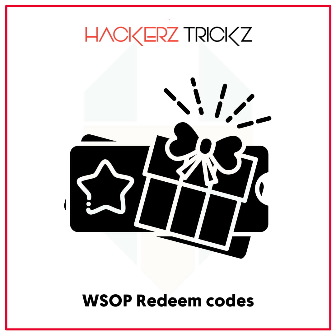 WSOP Redeem codes