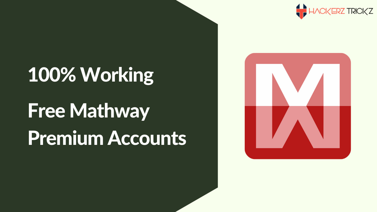 100% Working Free Mathway Premium Accounts (1)