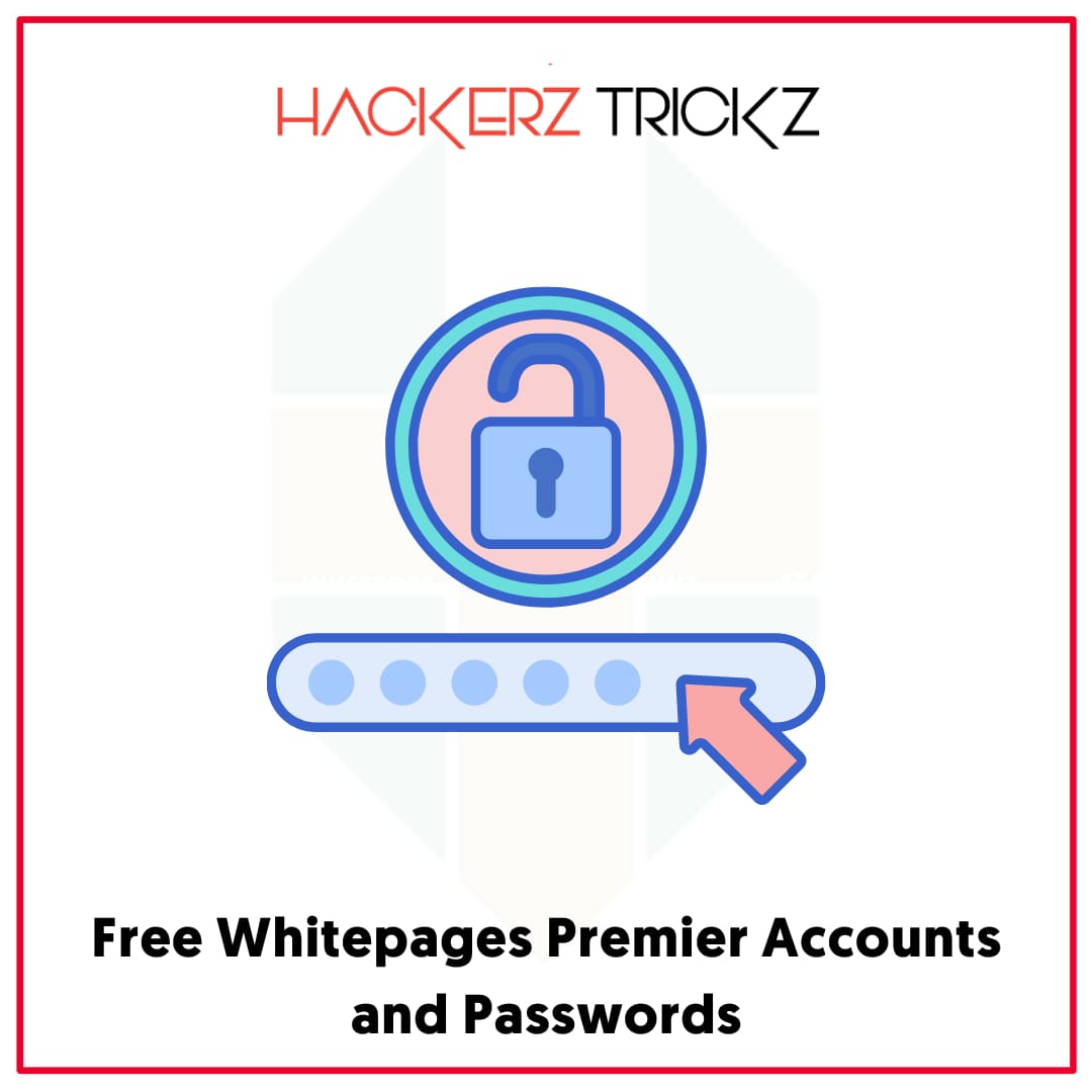 Free Whitepages Premier Accounts and Passwords