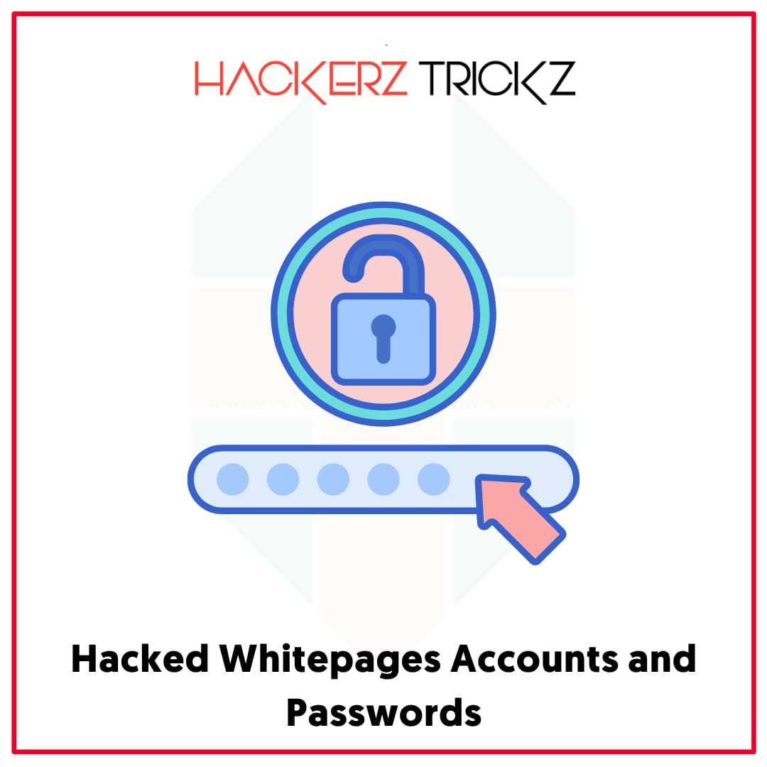 Hacked Whitepages Accounts and Passwords