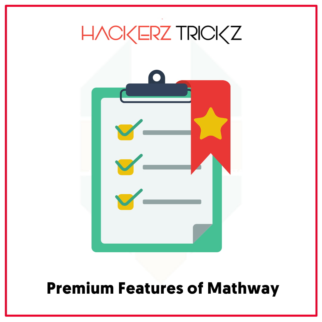 Premium Features of Mathway