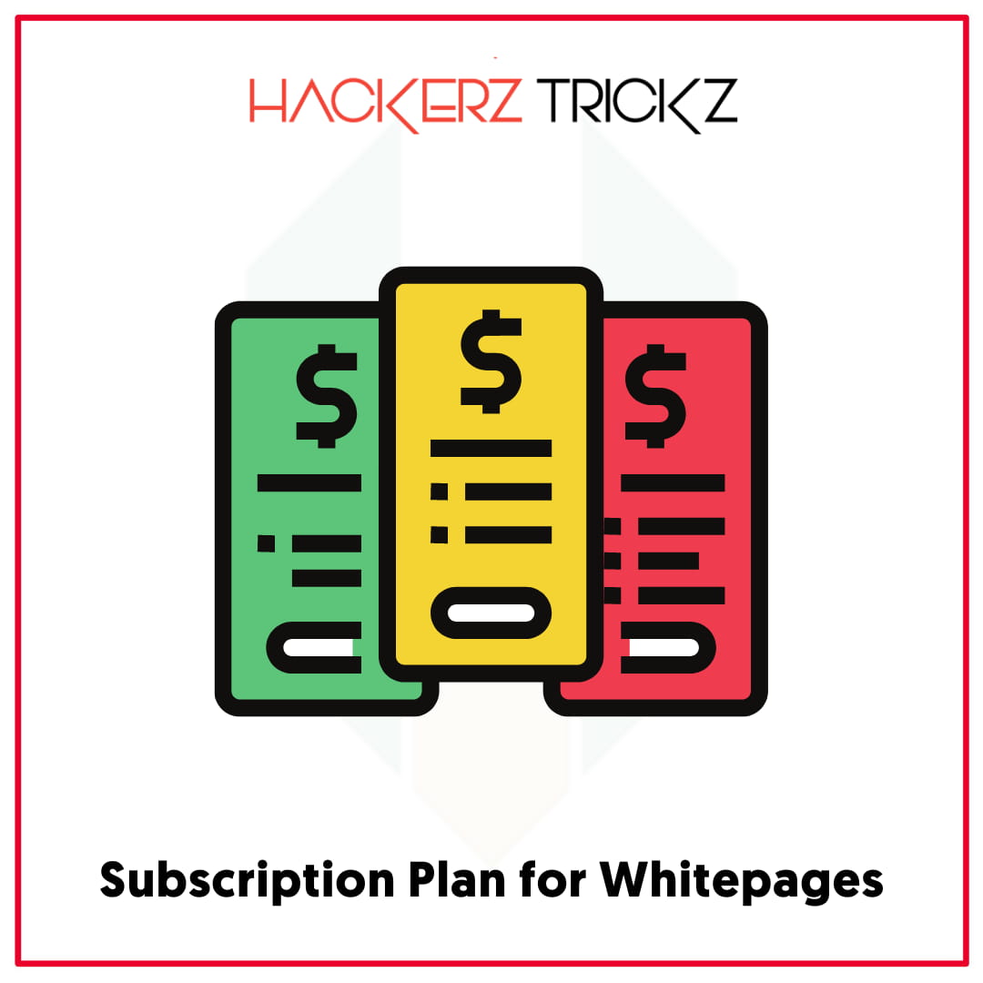 Subscription Plan for Whitepages