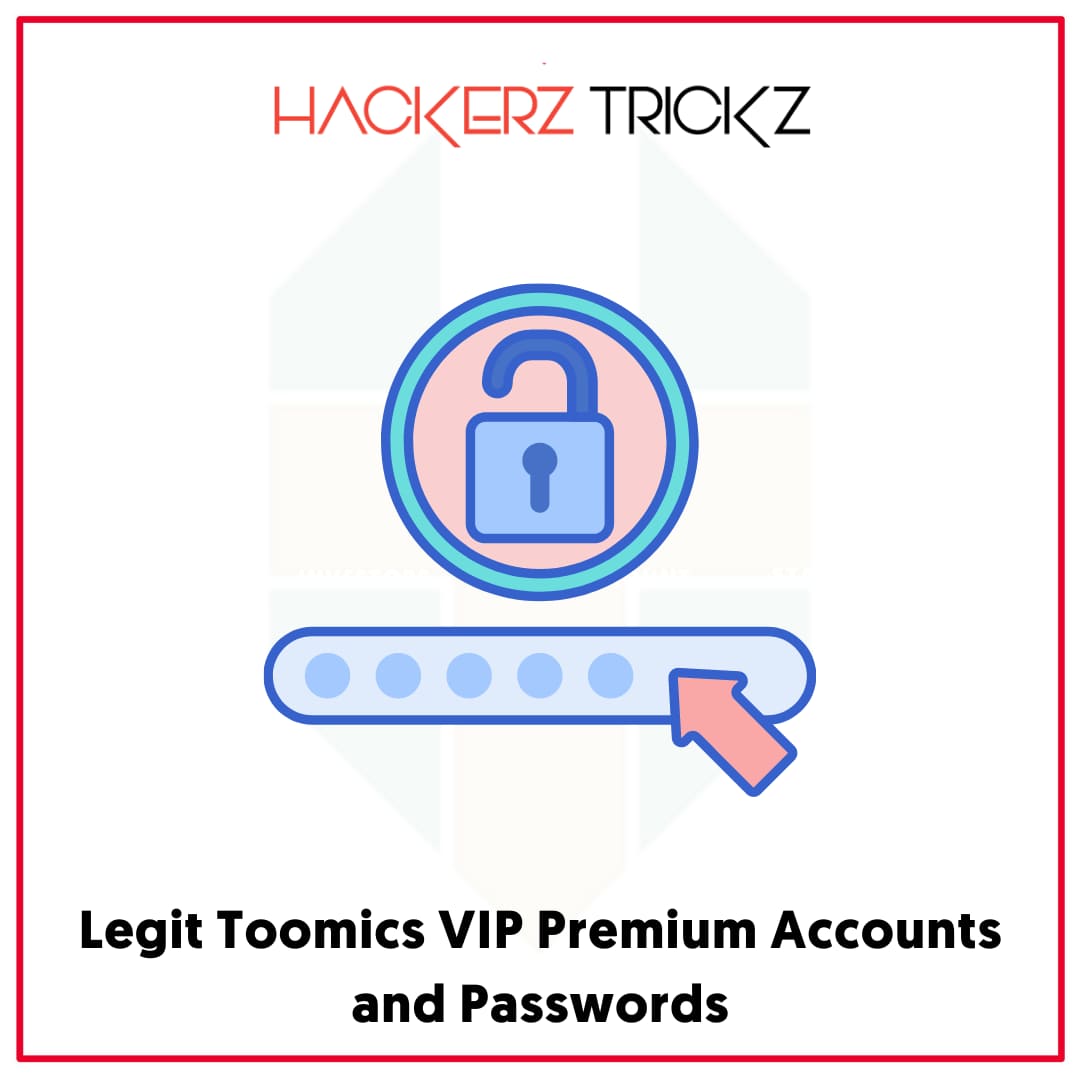 Legit Toomics VIP Premium Accounts and Passwords