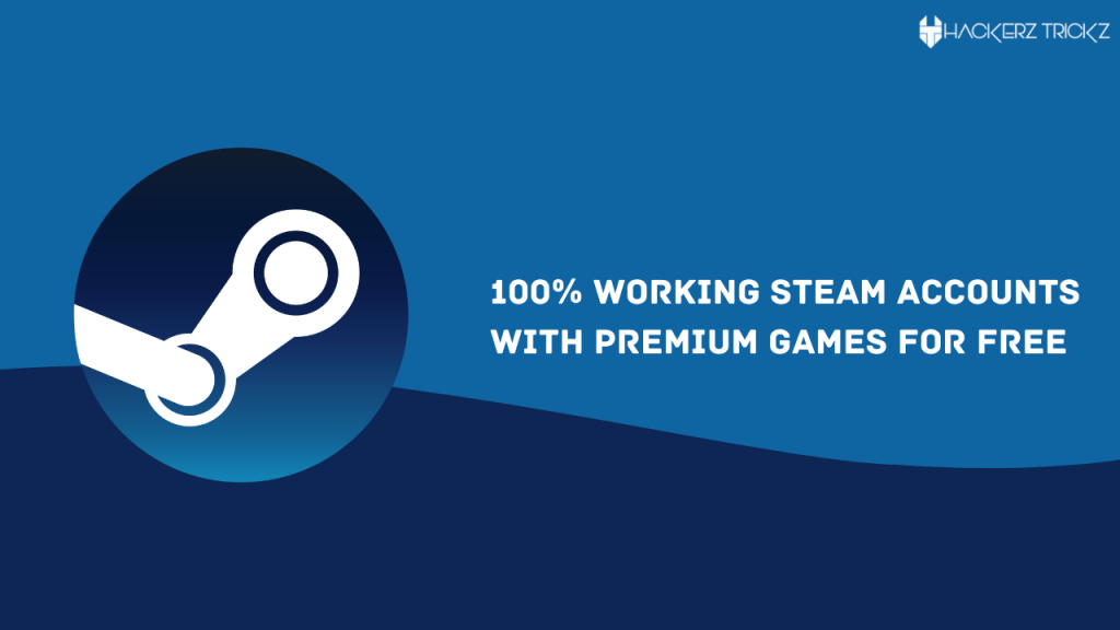 100 Working Steam Accounts with Premium Games for Free 2024