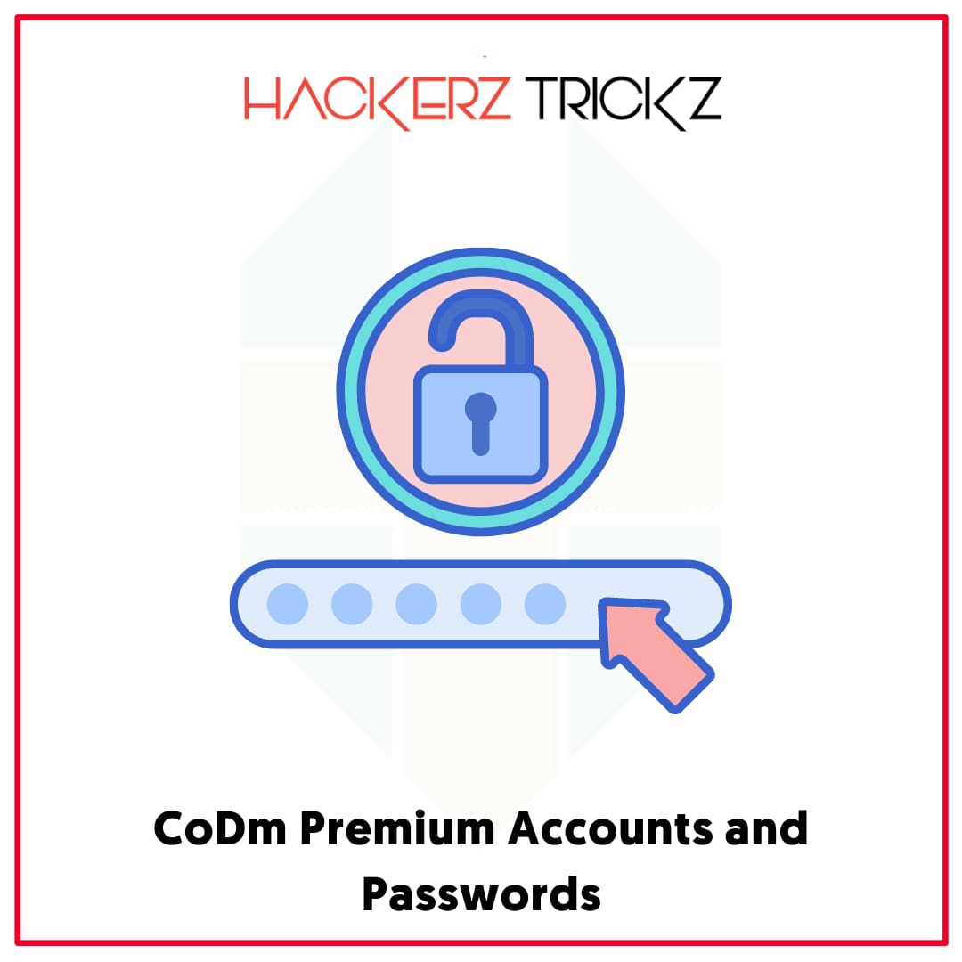 CoDm Premium Accounts and Passwords