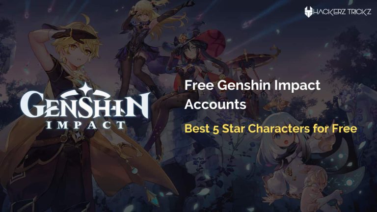 Free Genshin Impact Accounts