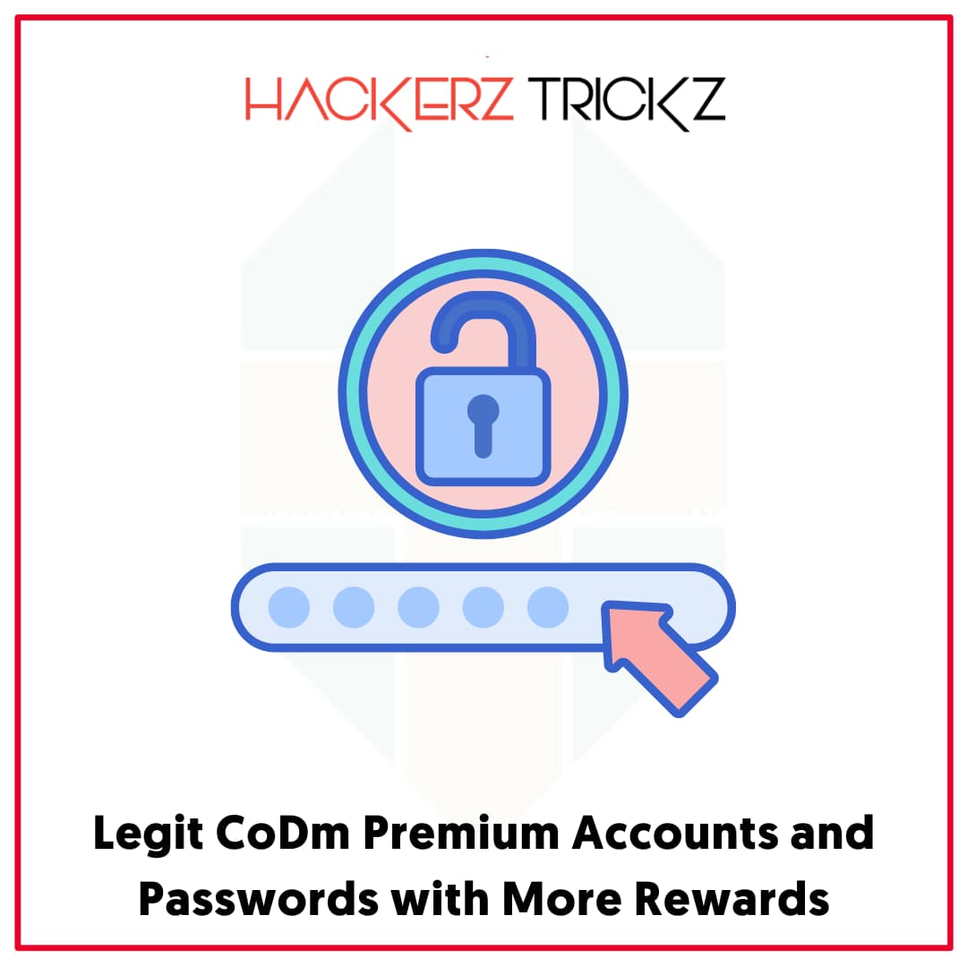 Legit CoDm Premium Accounts and Passwords with More Rewards