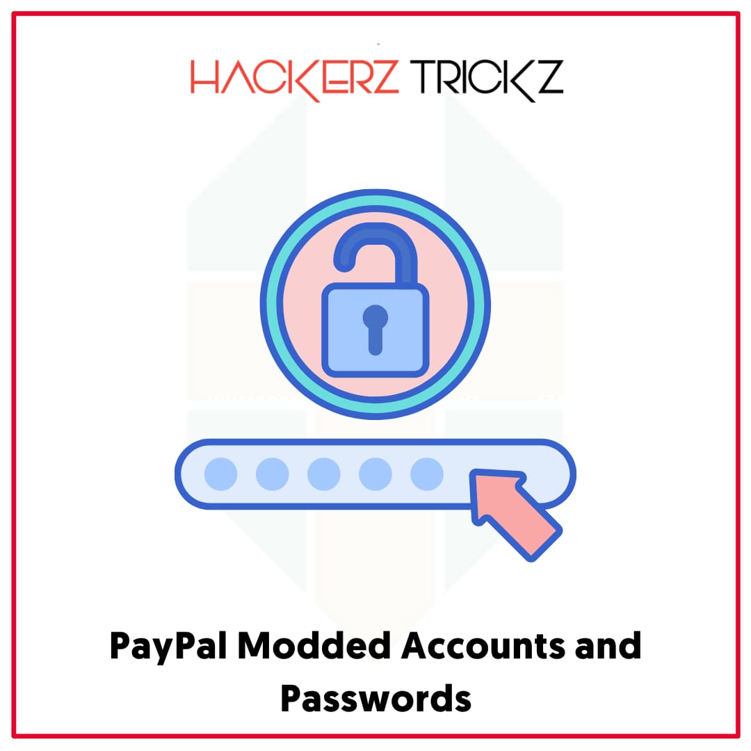 PayPal Modded Accounts and Passwords