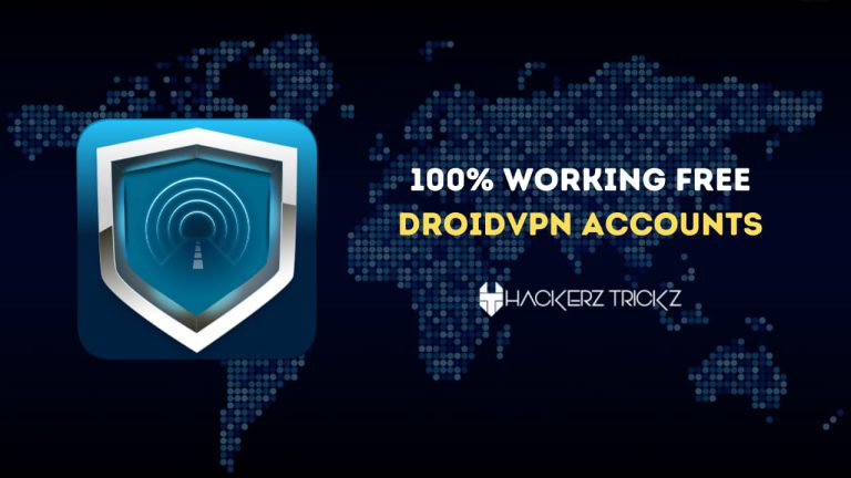 100% Working Free DroidVPN Accounts