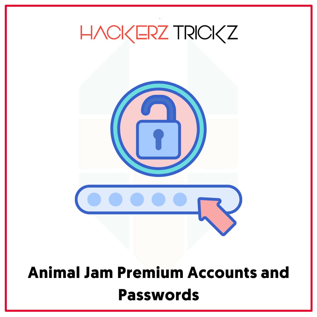 Animal Jam Premium Accounts and Passwords