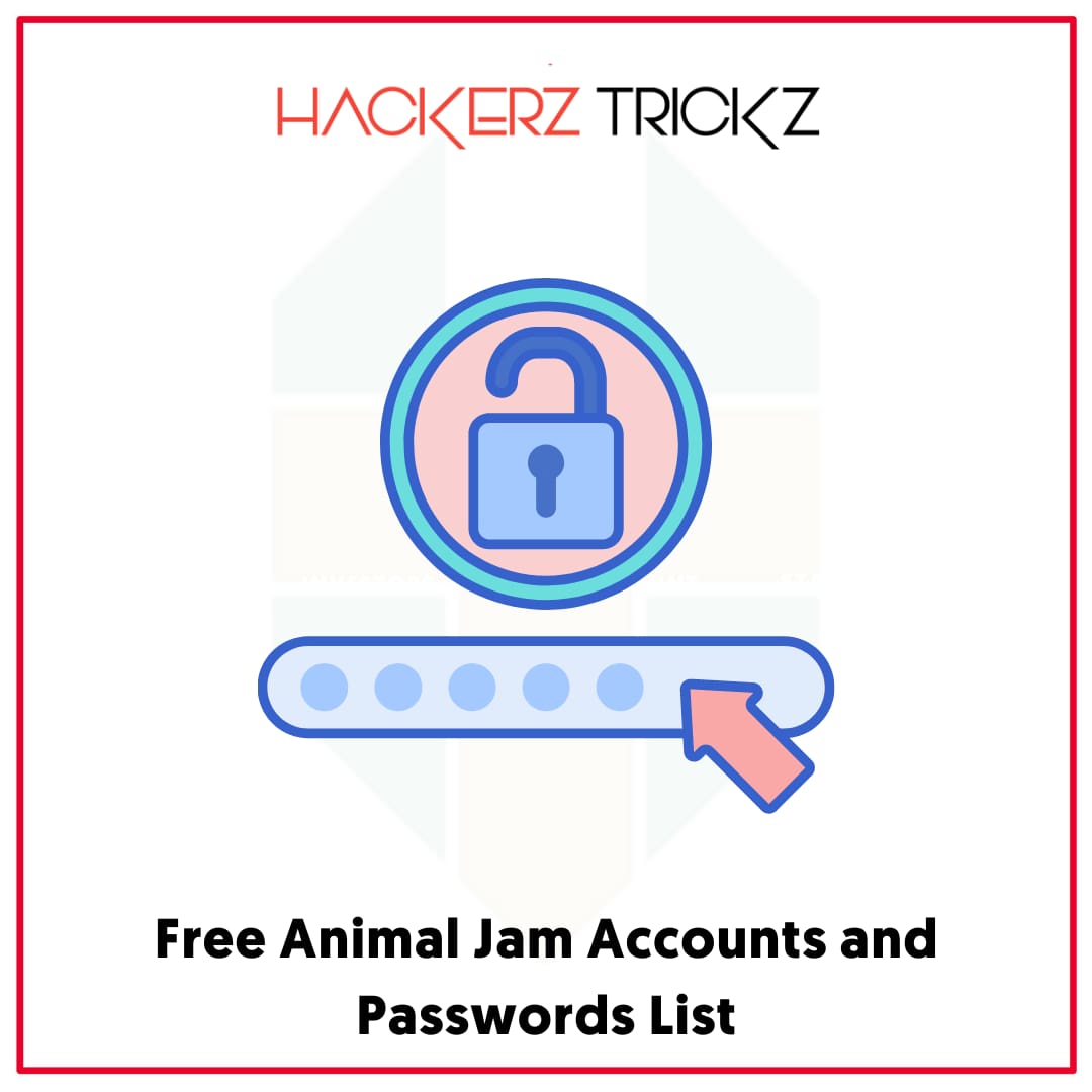 Free Animal Jam Accounts and Passwords List
