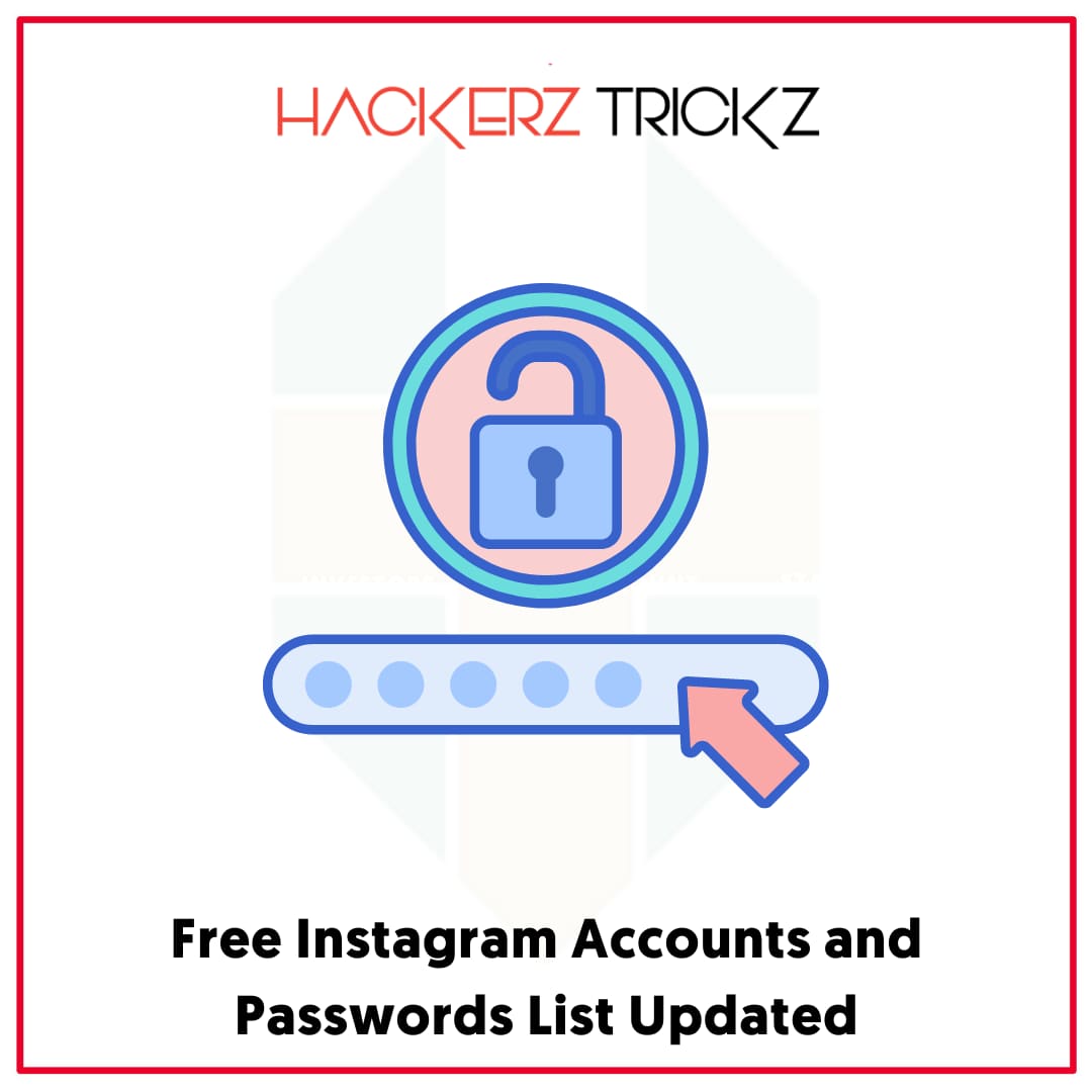 Free Instagram Accounts and Passwords List Updated