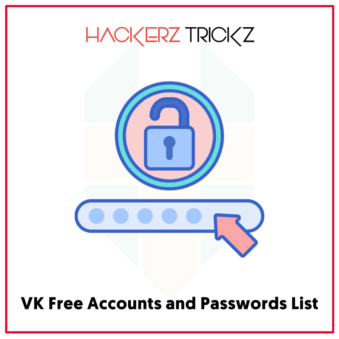 VK Free Accounts and Passwords List