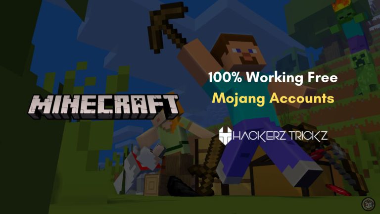 100% Working Free Mojang Accounts
