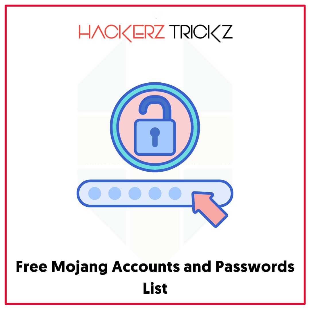 Free Mojang Accounts and Passwords List