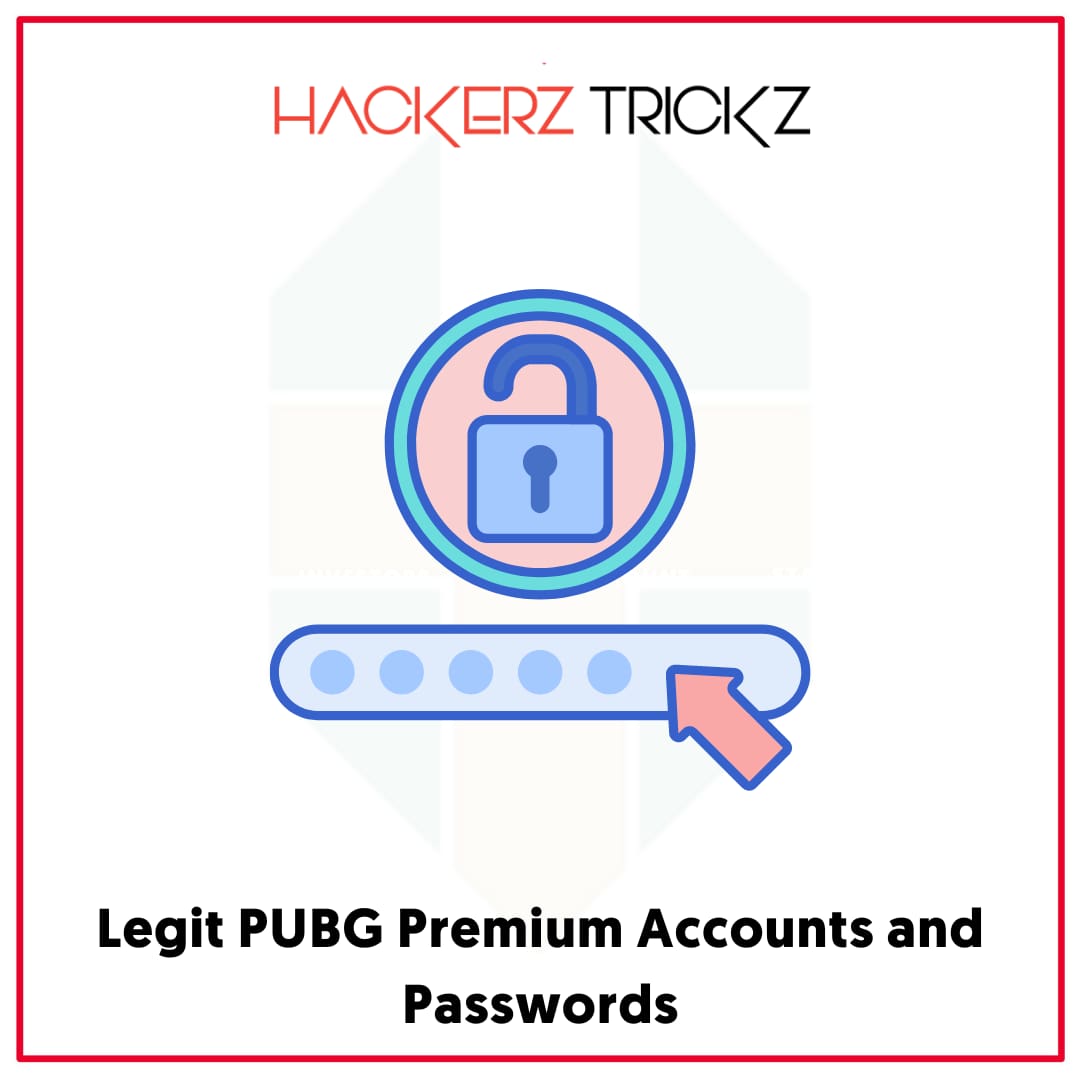 Legit PUBG Premium Accounts and Passwords