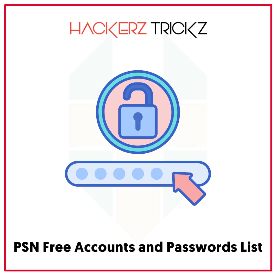 PSN Free Accounts and Passwords List