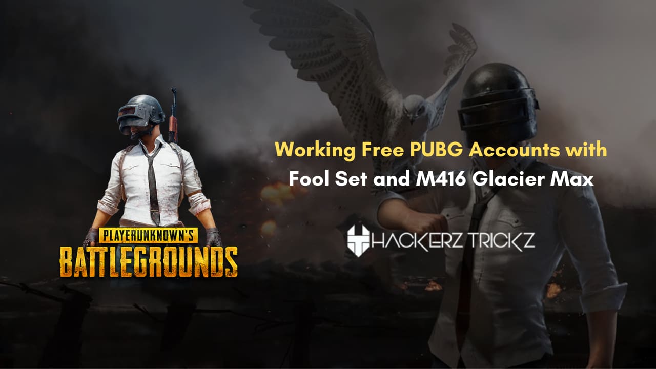 Working Free PUBG Accounts with Fool Set and M416 Glacier Max