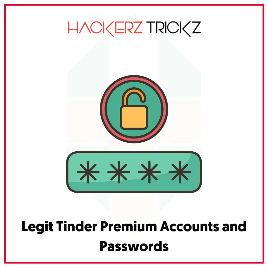 Legit Tinder Premium Accounts and Passwords