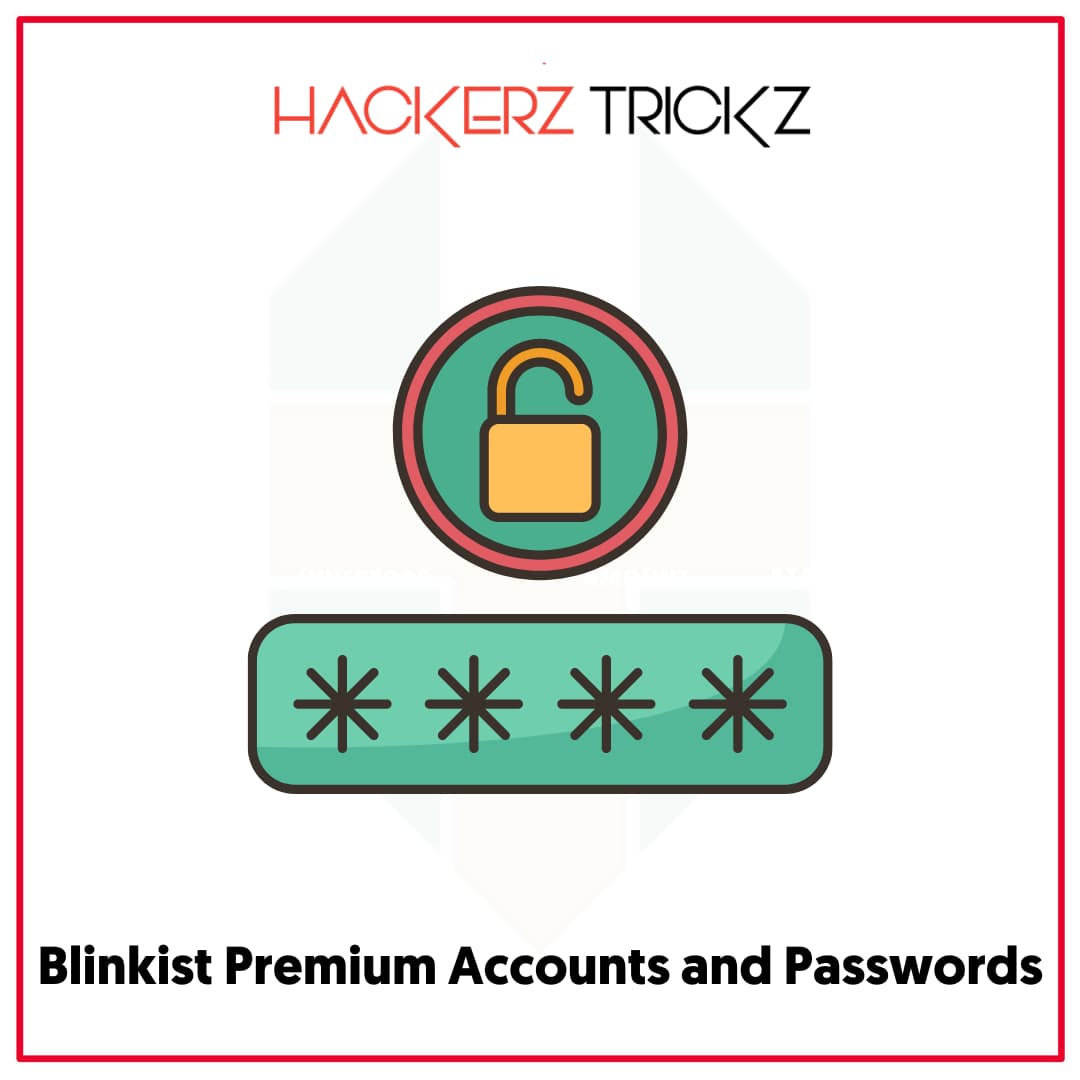 Blinkist Premium Accounts and Passwords