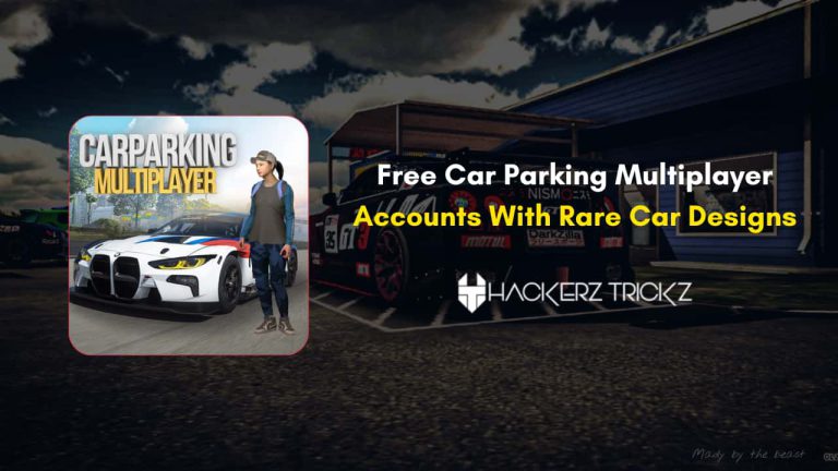 Free Car Parking Multiplayer Accounts With Rare Car Designs