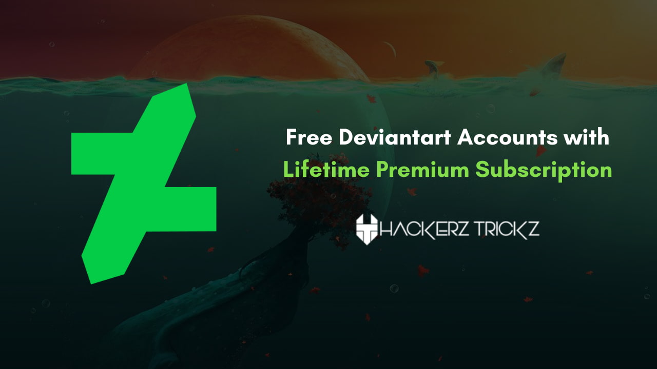 Free Deviantart Accounts with Lifetime Premium Subscription