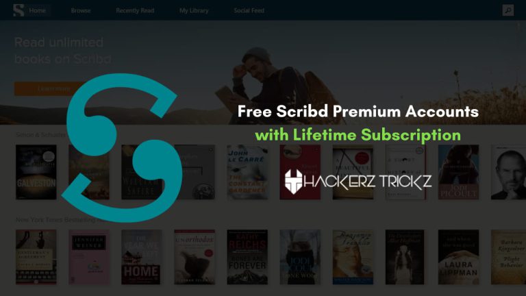 Free Scribd Premium Accounts with Lifetime Subscription
