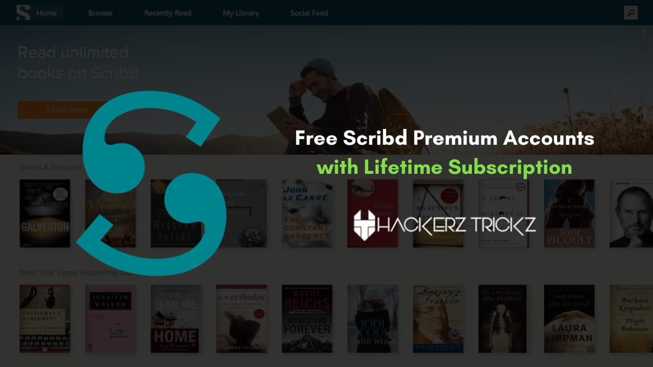 Free Scribd Premium Accounts with Lifetime Subscription