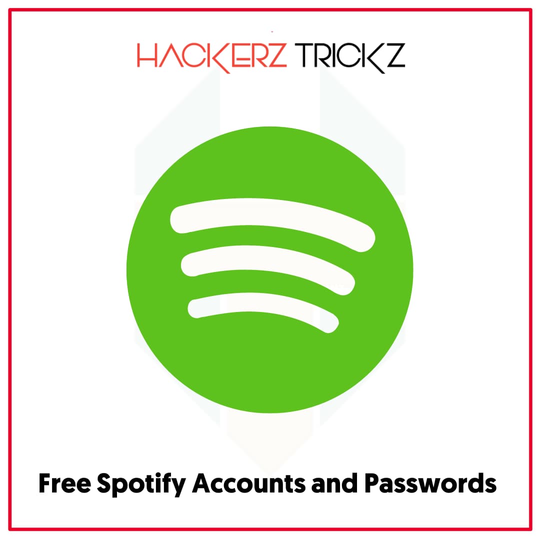 Free Spotify Accounts and Passwords 
