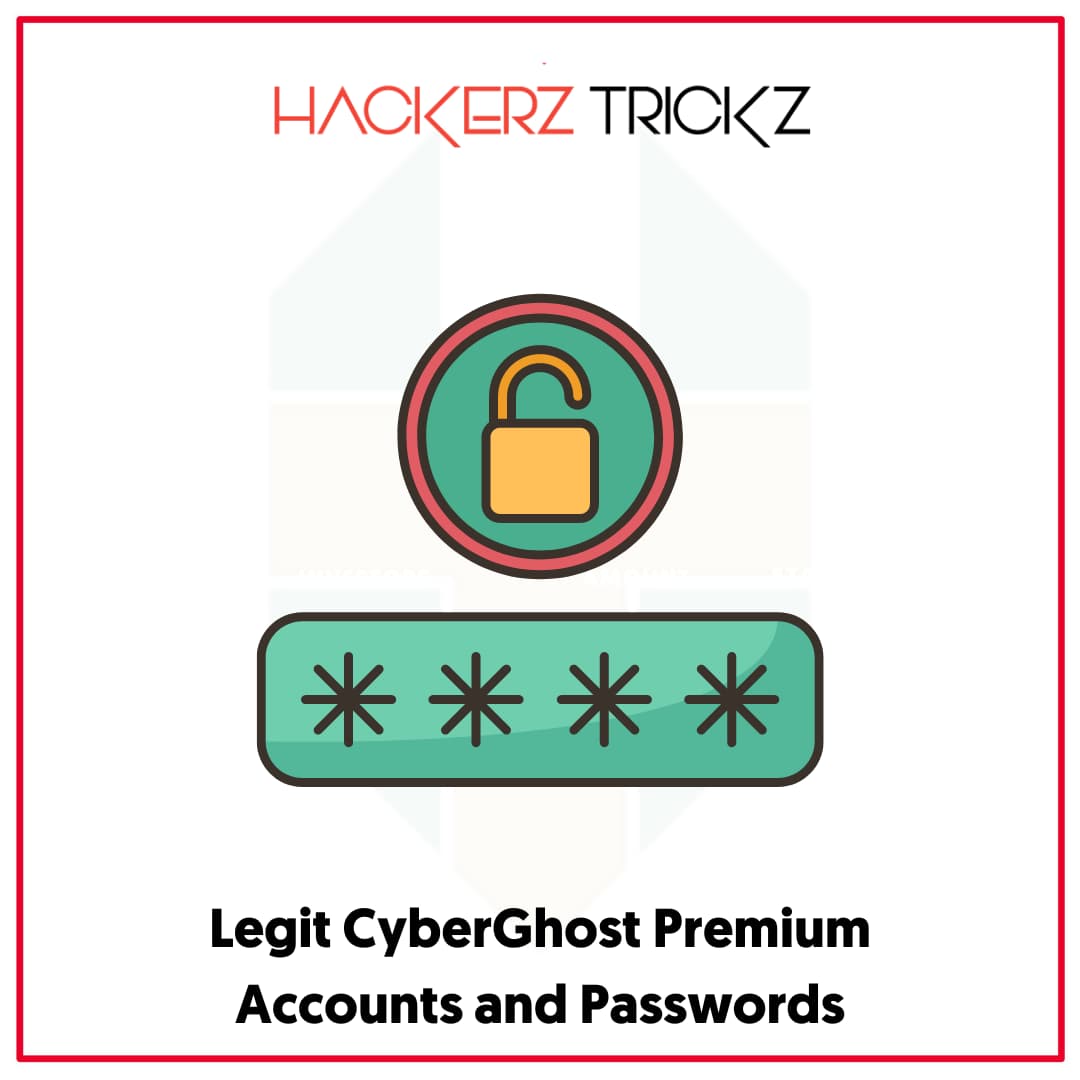 Legit CyberGhost Premium Accounts and Passwords
