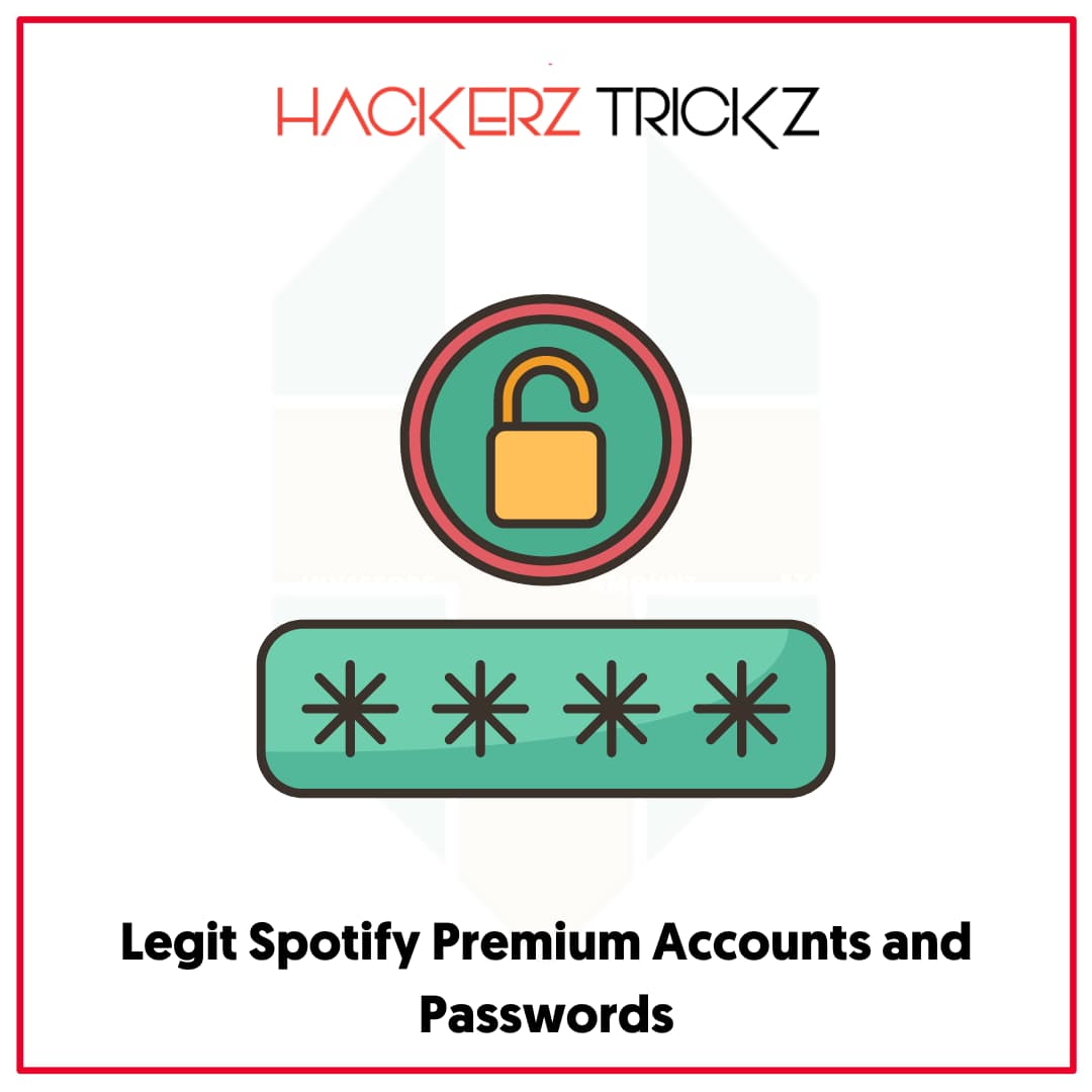 Legit Spotify Premium Accounts and Passwords