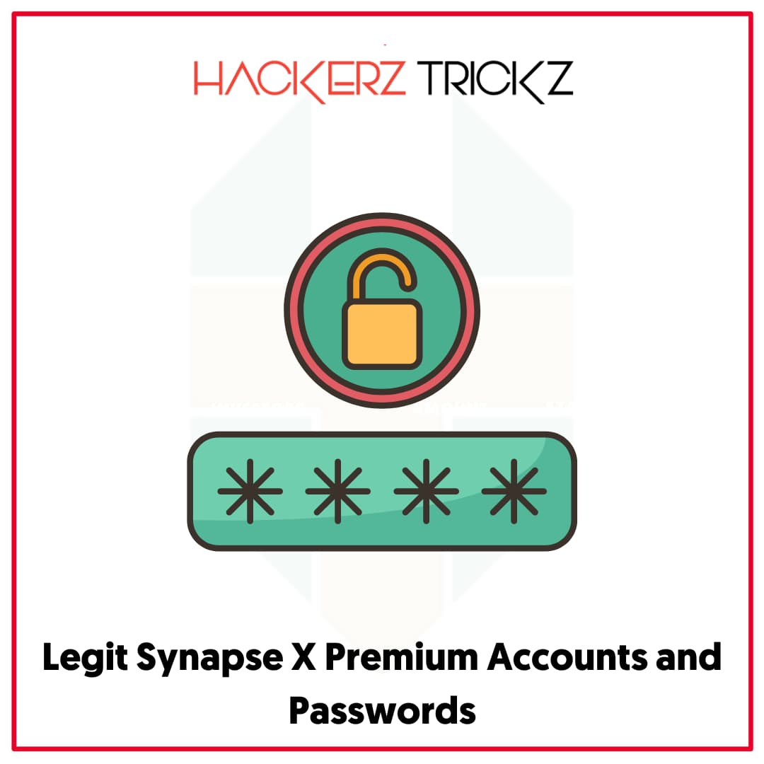 Legit Synapse X Premium Accounts and Passwords