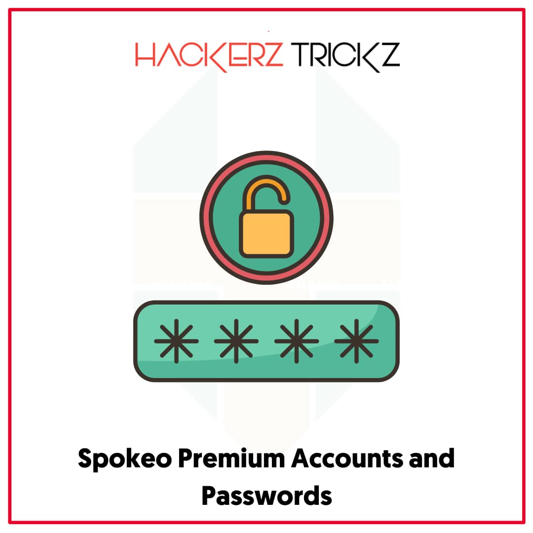 Spokeo Premium Accounts and Passwords