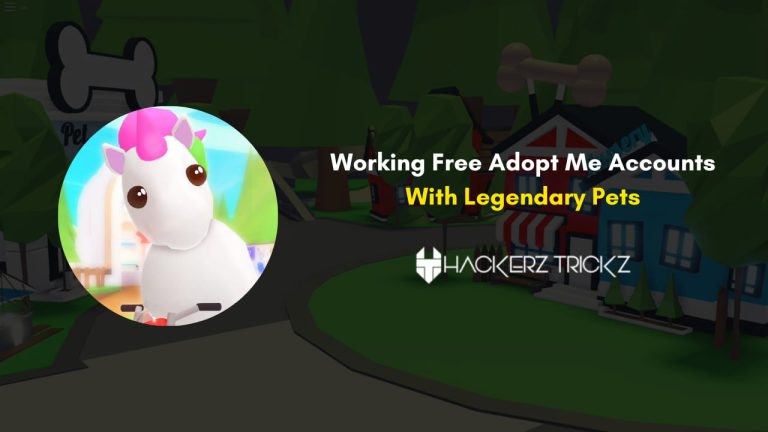 Working Free Adopt Me Accounts With Legendary Pets